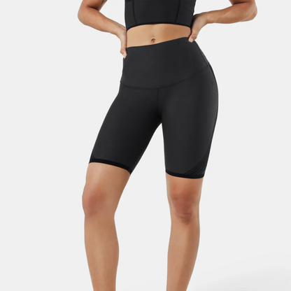 Pantalones cortos moldeadores 3D de cintura alta, por encima de la rodilla