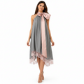 Baiana Vestido Camisero con Lazo