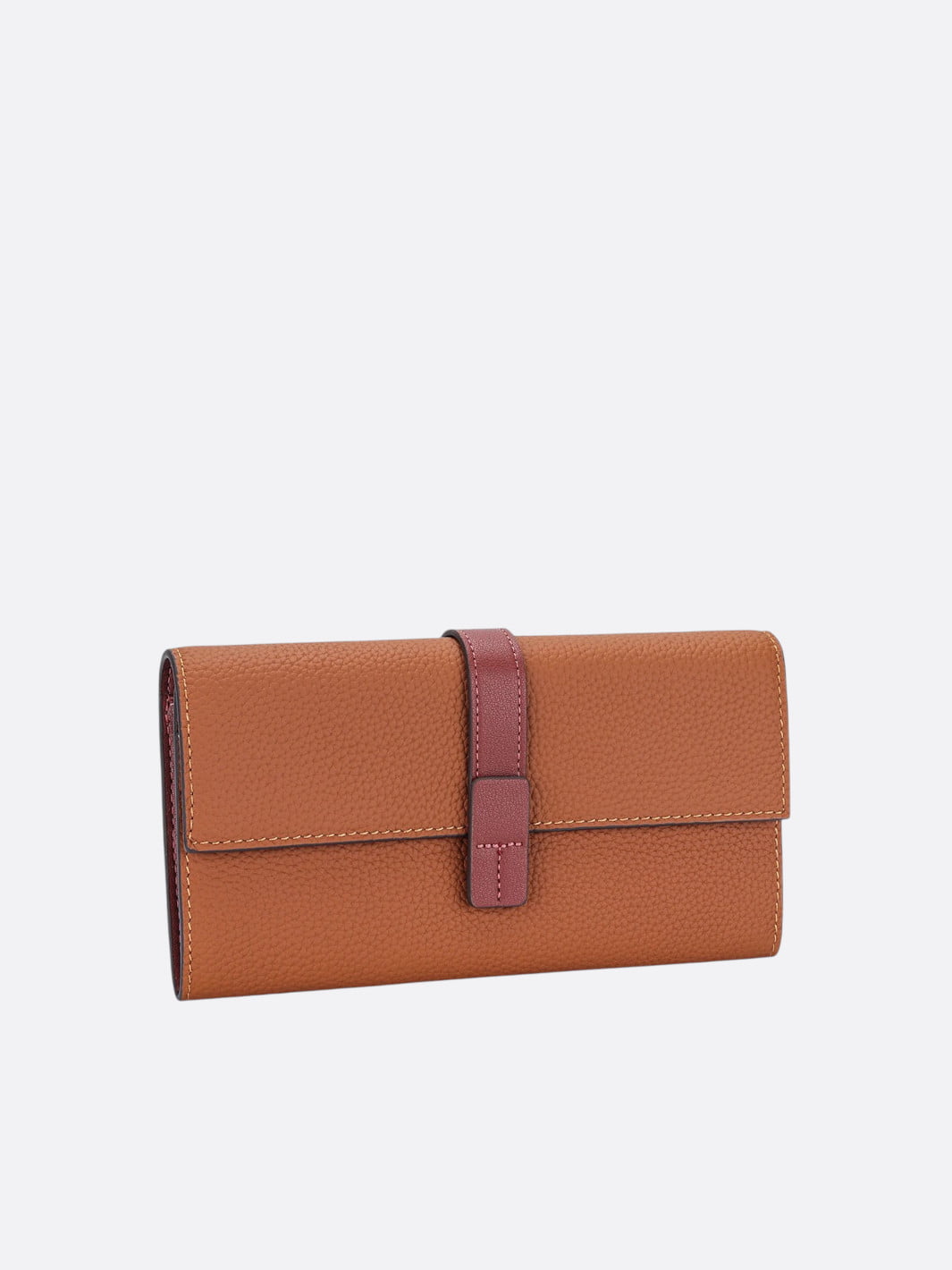 Cartera de cuero colorido Brighton