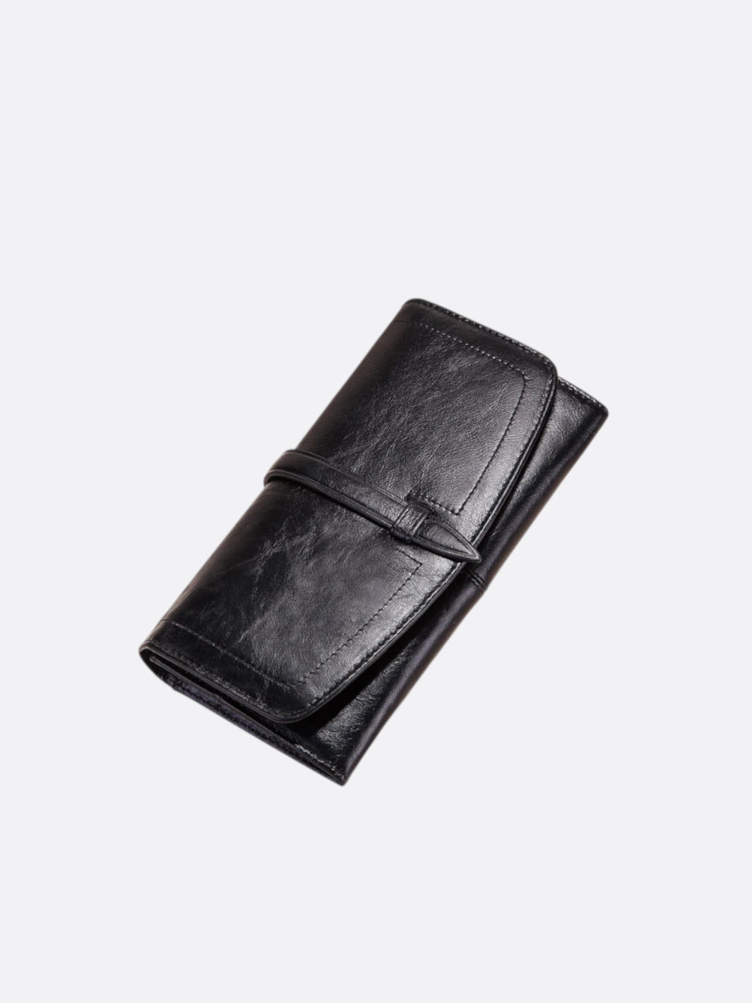 Cartera de cuero con múltiples compartimentos Carmine