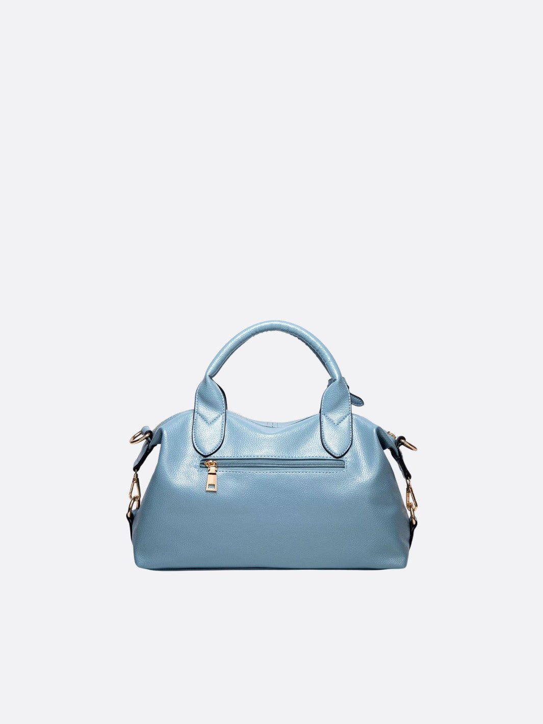 Bolso de mano con bandolera de cuero <br>Prado